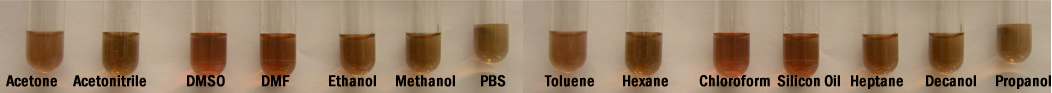 Gold Nanoparticles in organic solvents